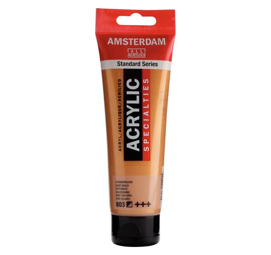 Talens Amsterdam akrilfesték, ARANY 120 ml - 803 Deep Gold