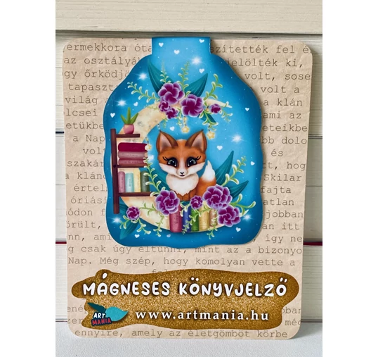 Rókalány - Mágneses könyvjelző