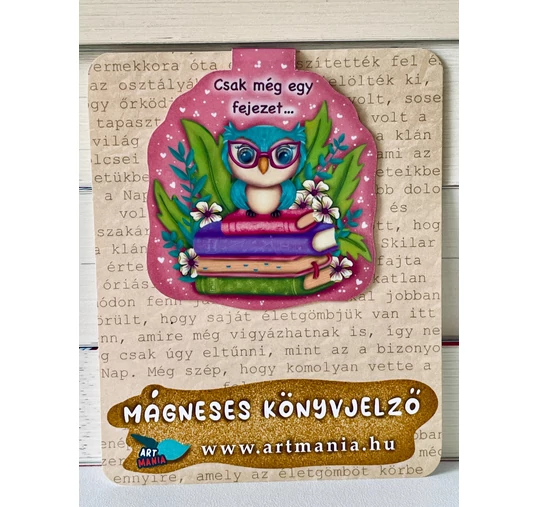 Csak még egy fejezet... - Mágneses könyvjelző