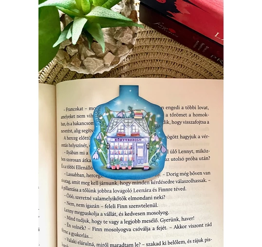 Könyvesbolt március - Mágneses könyvjelző