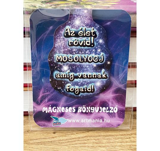 Mosolyogj - Mágneses könyvjelző