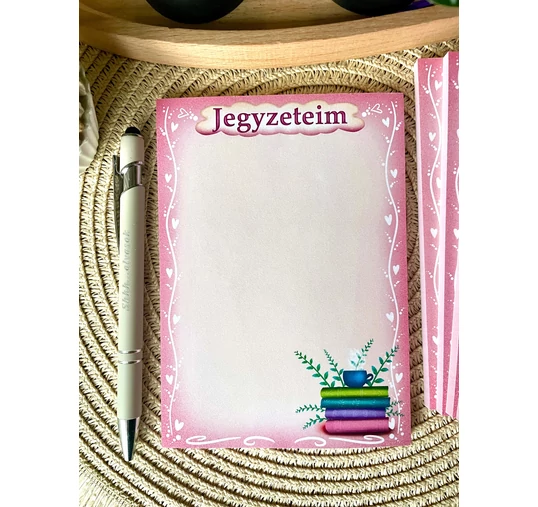 Jegyzeteim - jegyzettömb