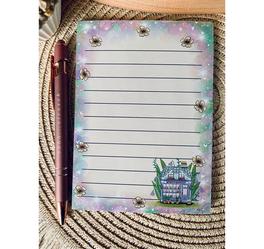 Márciusi könyvesbolt - jegyzettömb