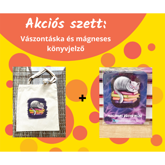 Édes álom - vászontáska és mágneses könyvjelző