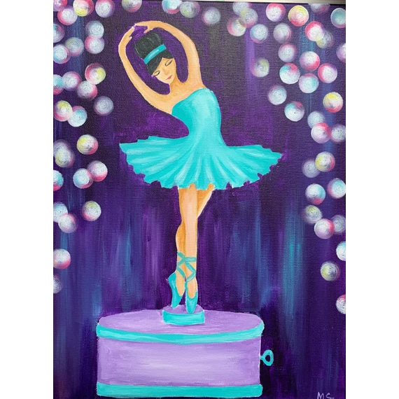 Balerina élményfestés