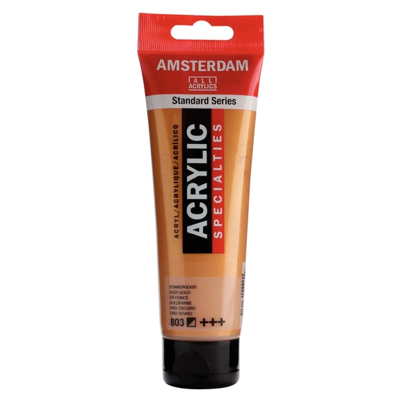 Talens Amsterdam akrilfesték, ARANY 120 ml - 803 Deep Gold