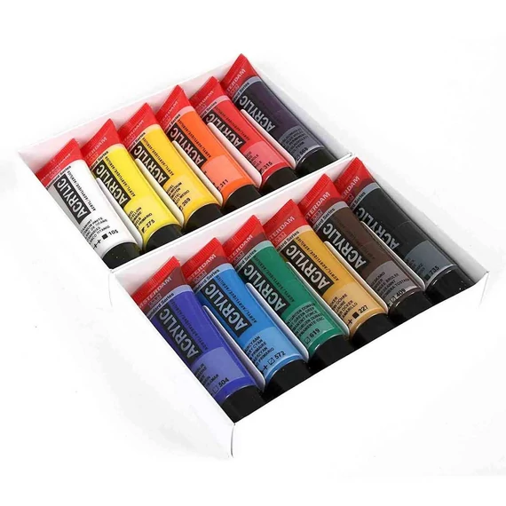 Talens Amsterdam akrilfesték készlet 12x20 ml