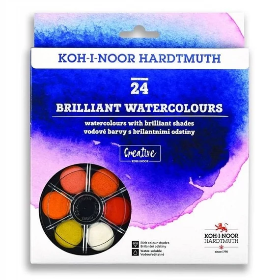 Koh-I-Noor Anilinky vízfesték készlet, 24db