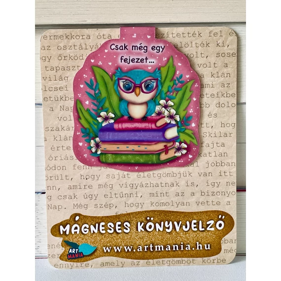 Csak még egy fejezet... - Mágneses könyvjelző