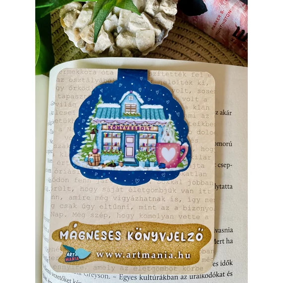 Könyvesbolt január - Mágneses könyvjelző
